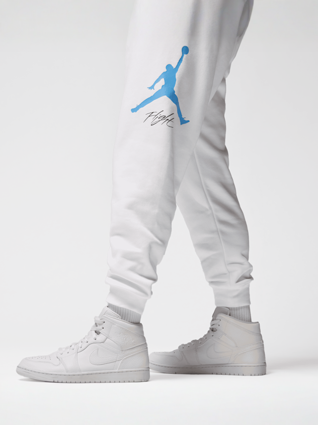 Jordan, Essential Fleece Baseline Pants, white, Image 5 of 6