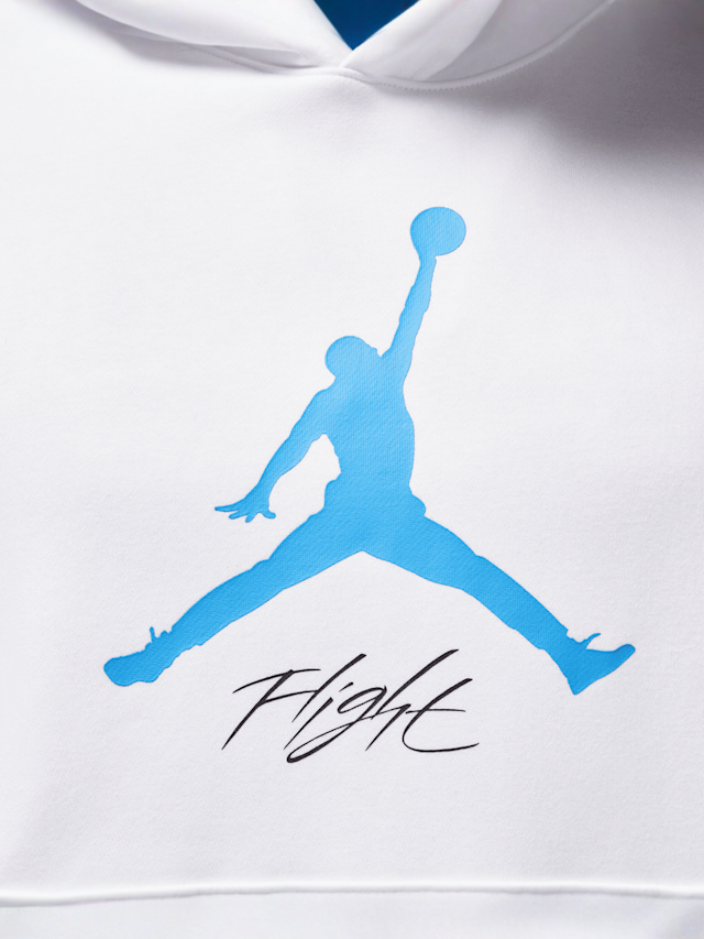 Jordan, Essential Fleece Baseline Hoodie, white, Image 4 of 7