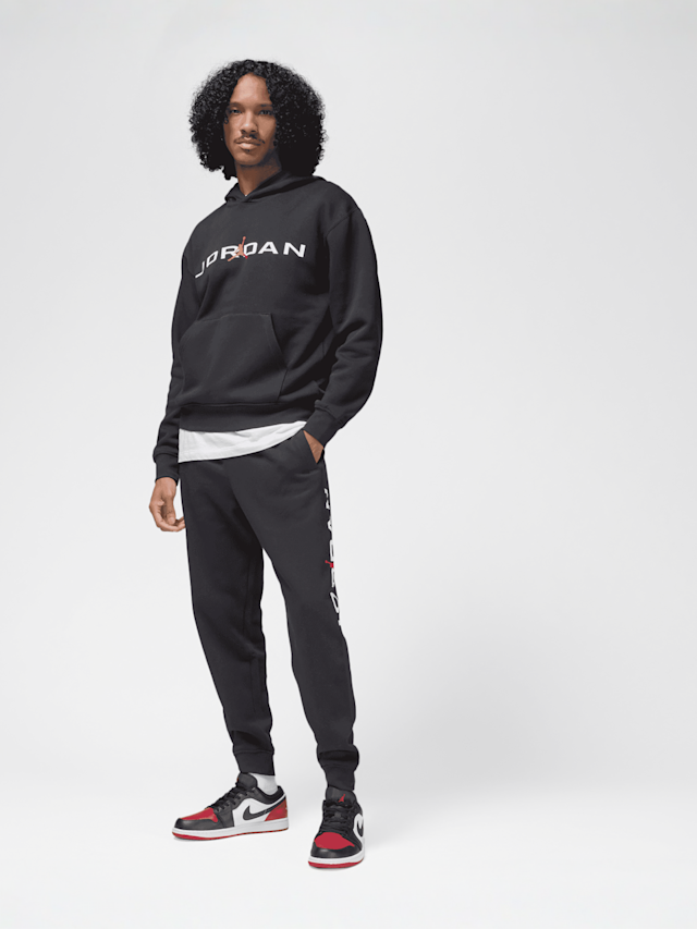 Jordan, Essential Fleece Hoody, black, Image 6 of 6