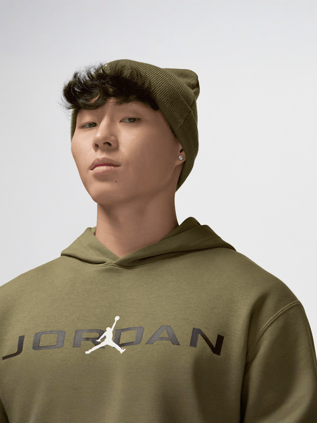 Jordan, Essentials Air Fleece-Hoodie, green, Image 3 of 6