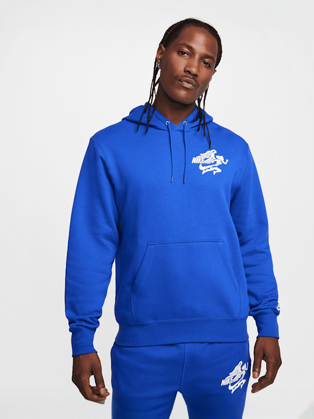Nike, Sportswear Club Hoodie, blue, Image 1 of 7