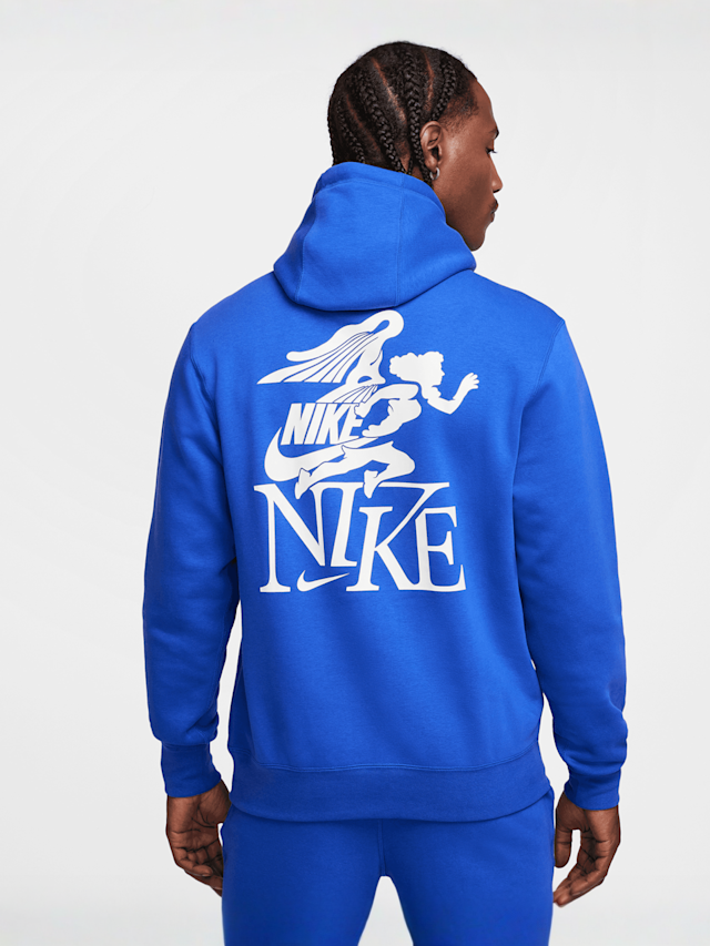 Nike, Sportswear Club Hoodie, blue, Image 2 of 7
