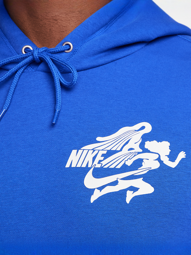 Nike, Sportswear Club Hoodie, blue, Image 4 of 7
