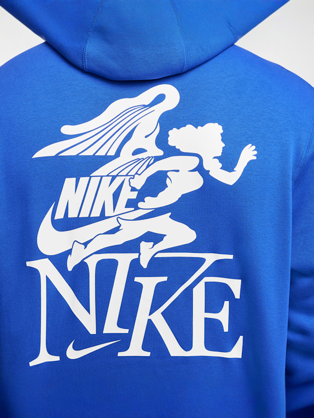Nike, Sportswear Club Hoodie, blue, Image 6 of 7