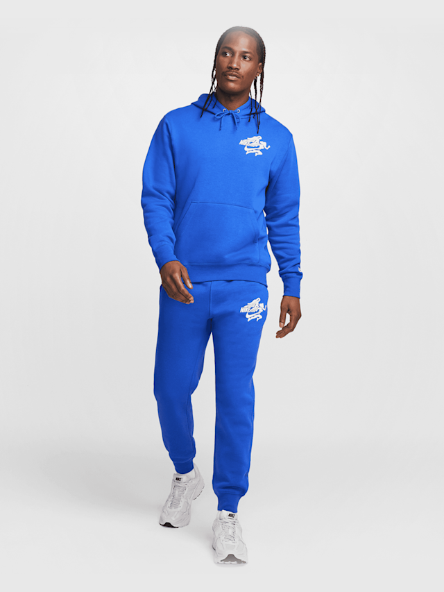 Nike, Sportswear Club Hoodie, blue, Image 7 of 7