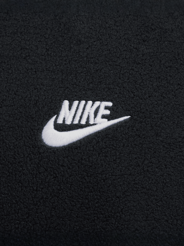 Nike, Club Fleece Winterized Hoodie, black, Image 3 of 5