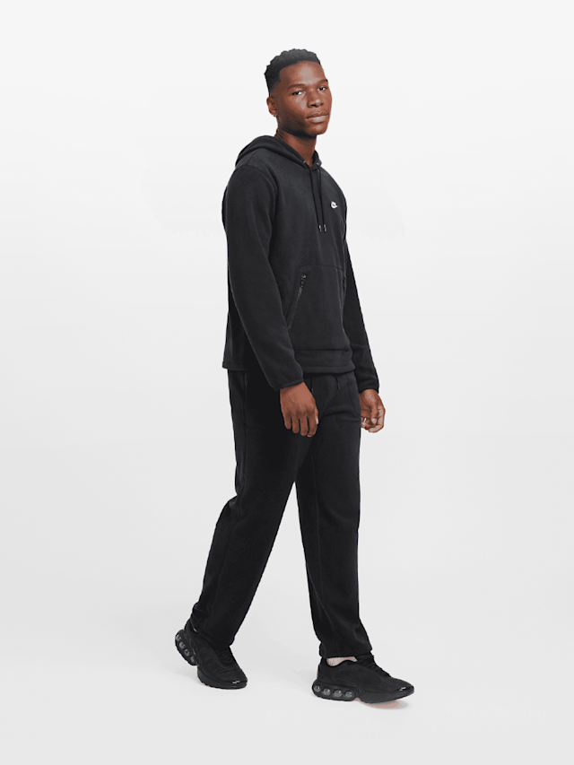 Nike, Club Fleece Winterized Hoodie, black, Image 5 of 5