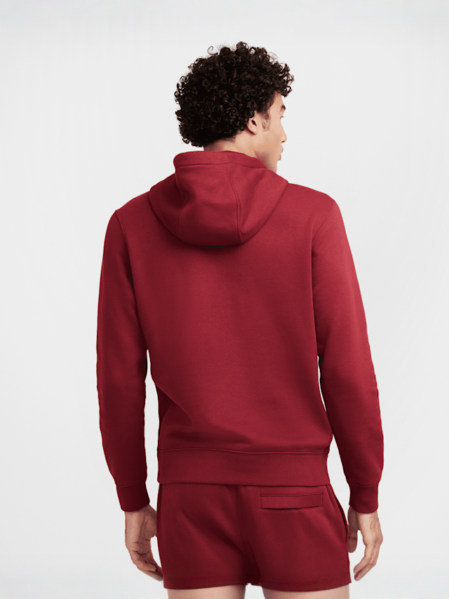Nike, Sportswear Club Fleece Hoodie, red, Image 2 of 7