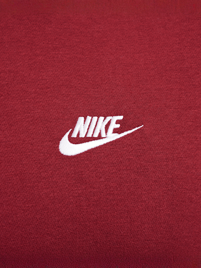 Nike, Sportswear Club Fleece Hoodie, red, Image 4 of 7