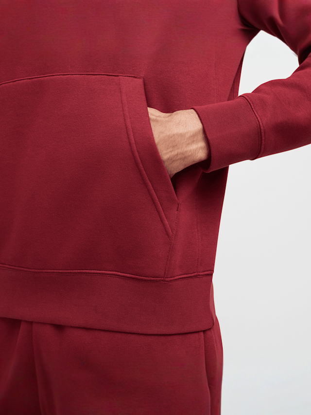Nike, Sportswear Club Fleece Hoodie, red, Image 5 of 7