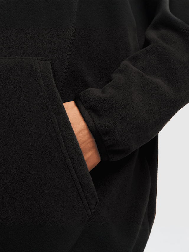 Nike, Sportswear Swoosh Air Half-Zip Polar Fleece, black, Image 5 of 7