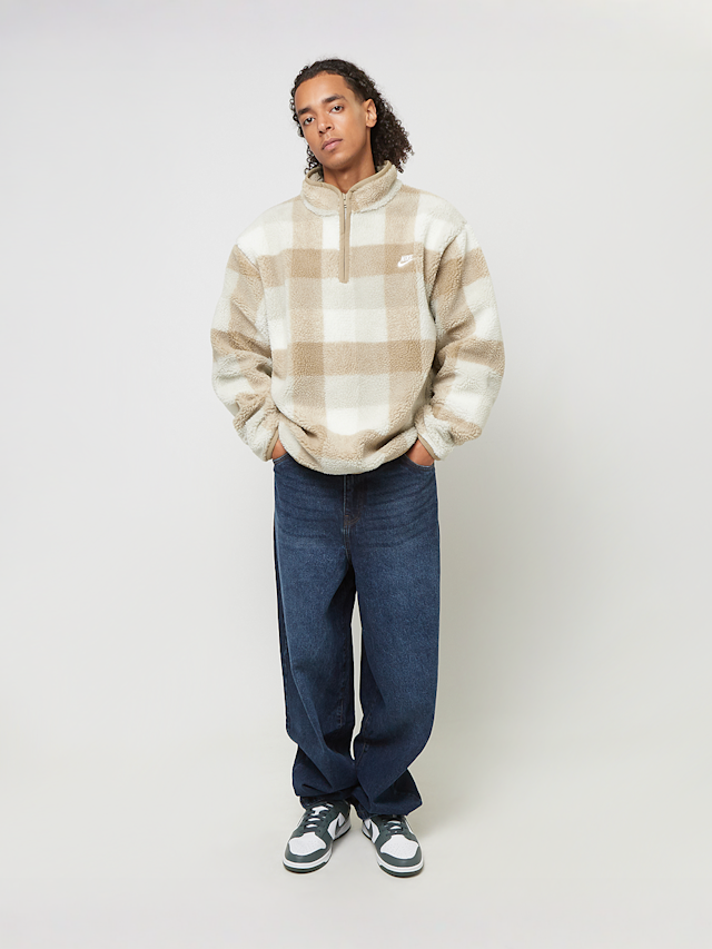 Nike, Club Seasonal Winterized All Over Print Halfzip, beige, Image 4 of 4