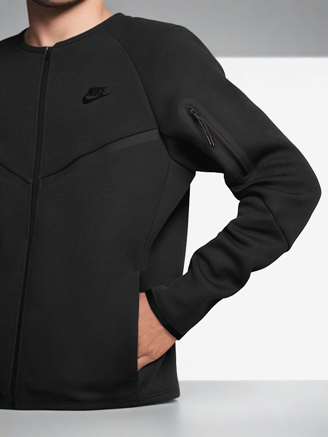 Nike, Tech Fleece Windrunner, black, Image 3 of 3