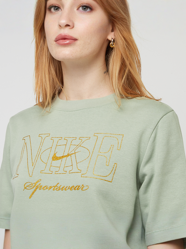 Nike, Sportswear Club Fleece Crew Shine, green, Image 3 of 4
