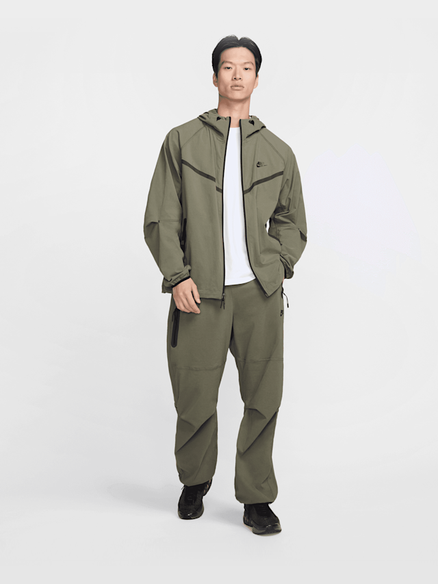 Nike, Tech Woven Windrunner Full Zip Jacket, green, Image 8 of 8