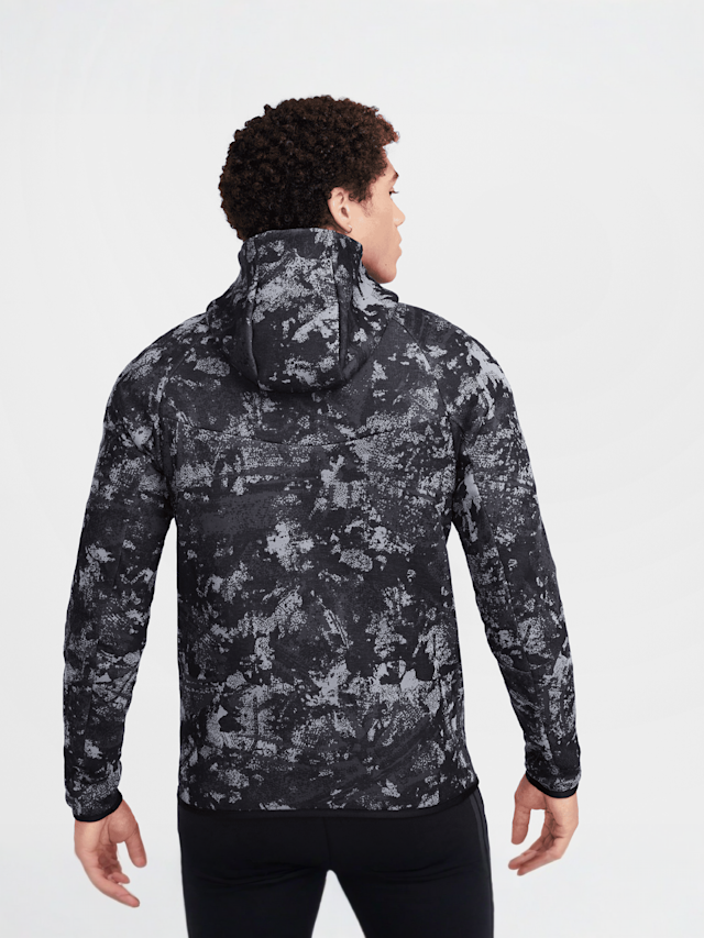 Nike, Tech Fleece Woven Windrunner Full Zip Jacket, black, Image 2 of 7