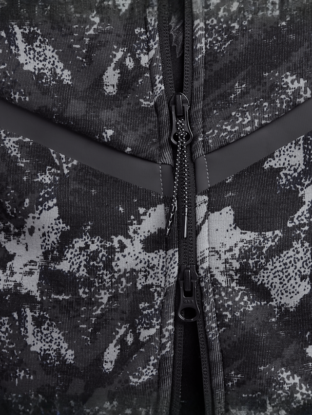 Nike, Tech Fleece Woven Windrunner Full Zip Jacket, black, Image 4 of 7