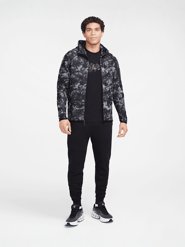 Nike, Tech Fleece Woven Windrunner Full Zip Jacket, black, Image 7 of 7