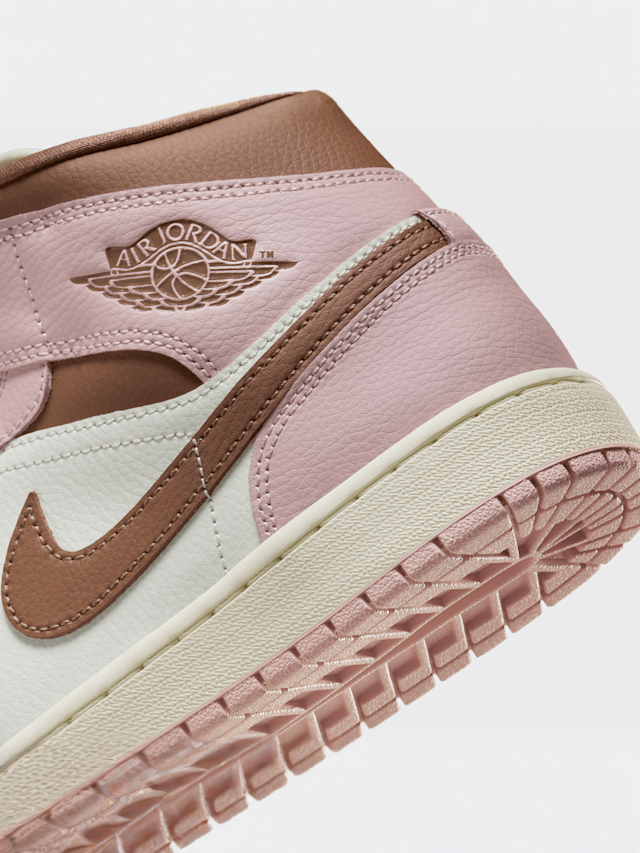 Jordan, WMNS Air Jordan 1 Mid, light pink, Image 8 of 8