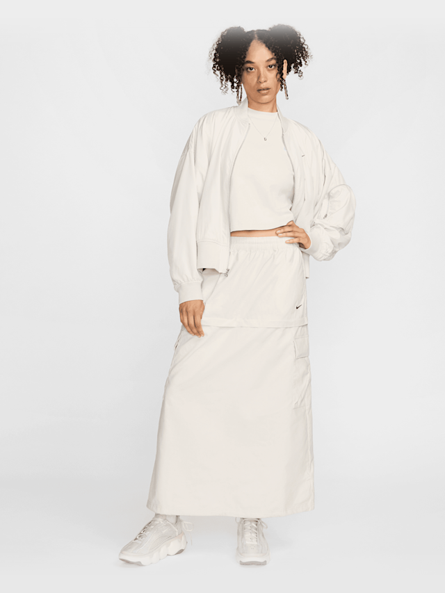 Nike, Sportswear Essential Woven Cargo Midi Skirt, beige, Image 9 of 9