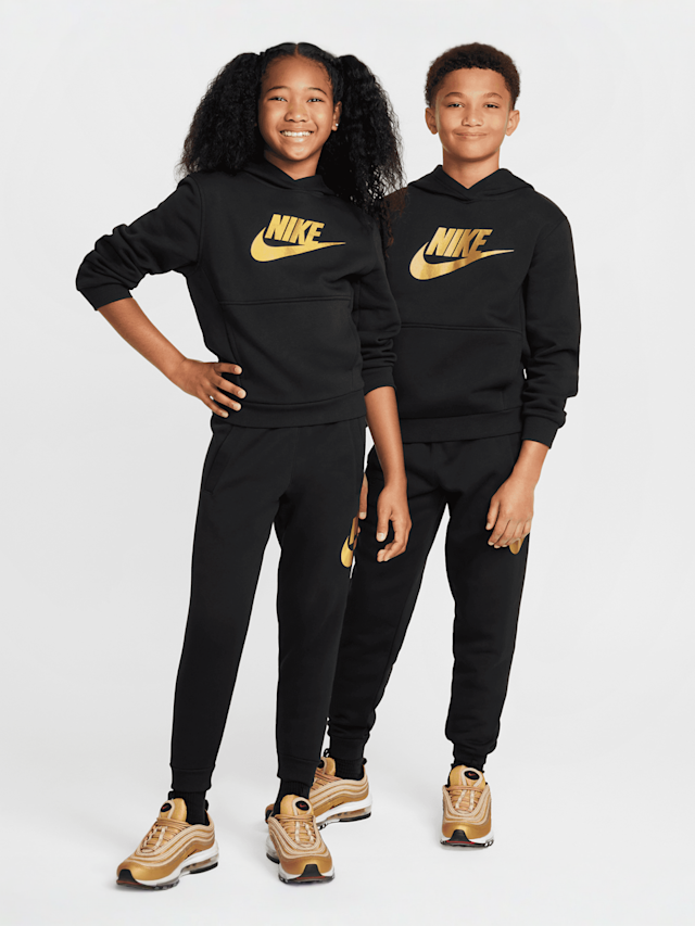 Nike, Sportswear Club Fleece Hoodie, black, Image 6 of 6