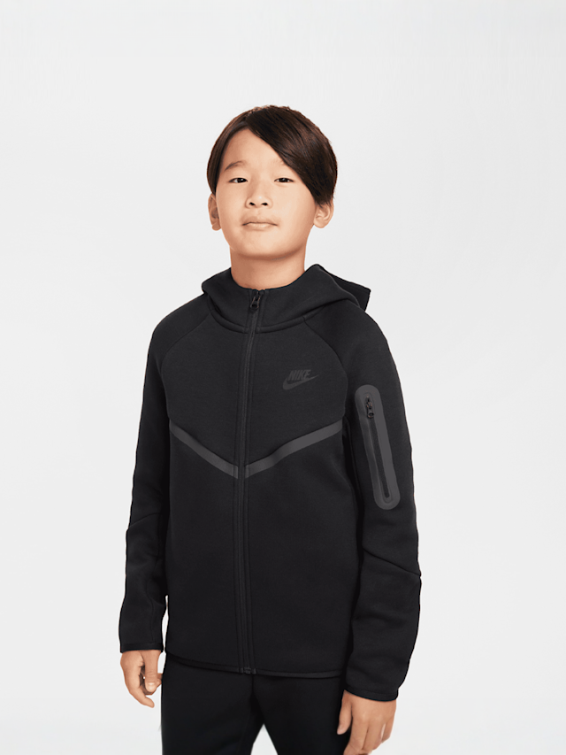 Nike, Sportswear Tech Fleece Full-Zip Hoodie, black, Image 1 of 2