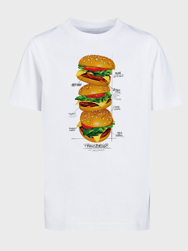 Mister Tee - Kids, Triple Burger Tee, white, Image 1 of 3