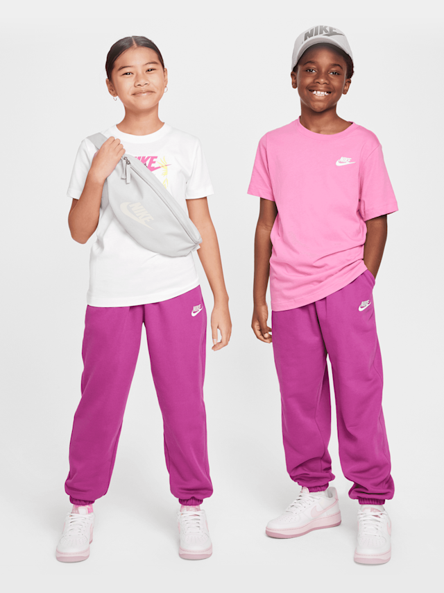 Nike, Sportswear Club Fleece Loose Pants, light pink, Image 6 of 6