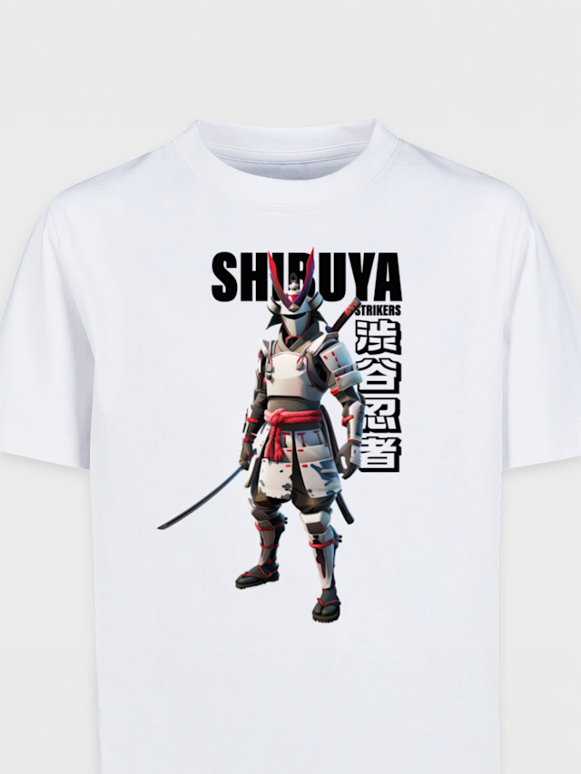 Mister Tee - Kids, Shibuya Warrior Tee, white, Image 3 of 3