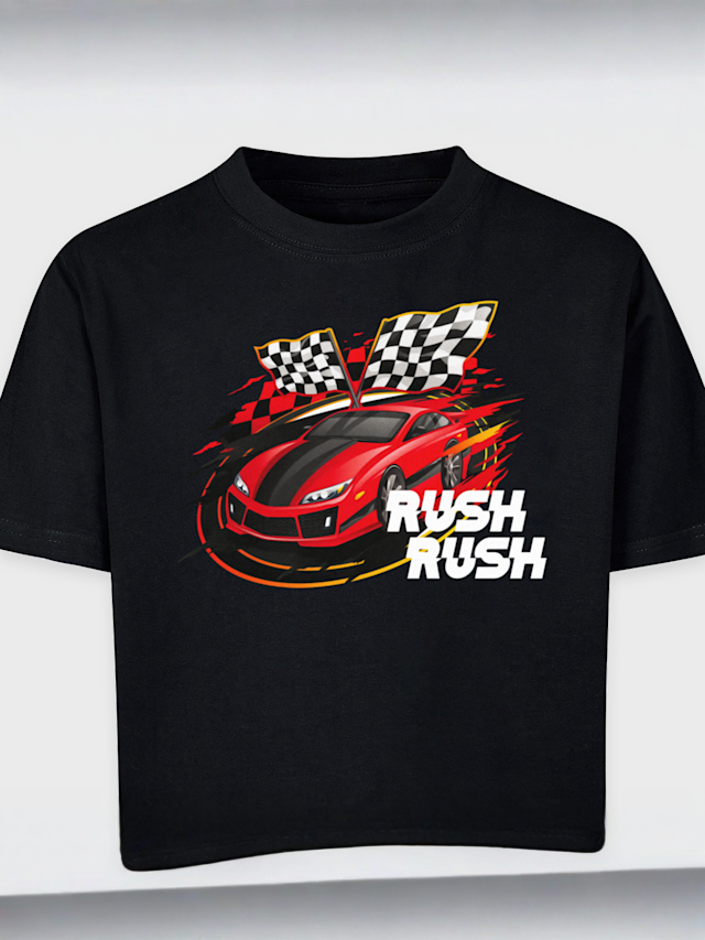 Mister Tee - Kids, Car Race Tee, black, Image 3 of 3
