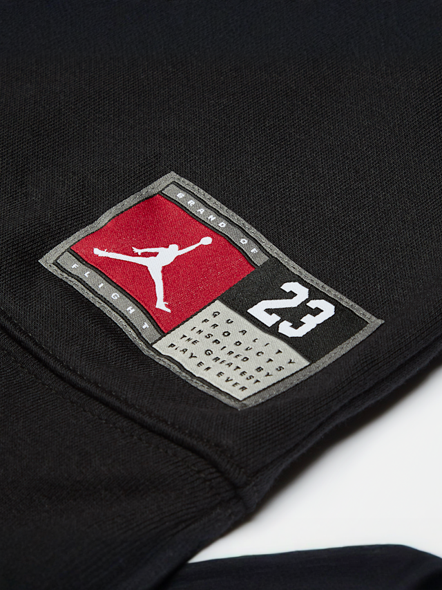 Jordan, High Brand Read Fleece Hoodie, black, Image 4 of 4