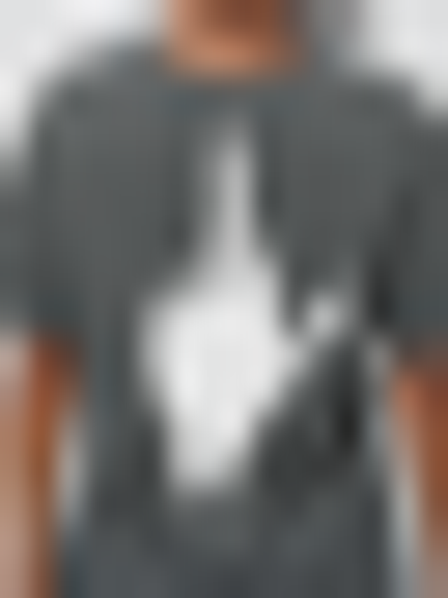 Miss Tee, I Don't Give A F Tee, grey, Image 4 of 5
