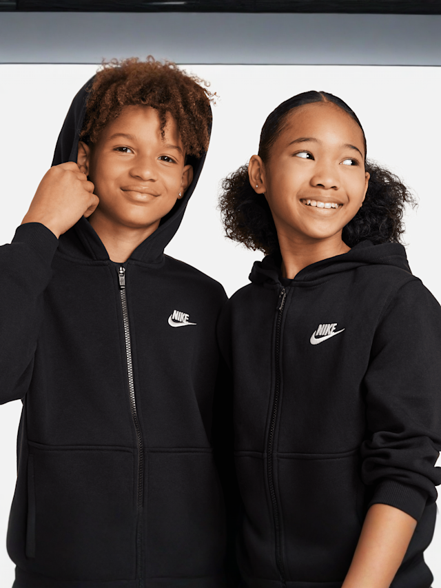 Nike, Sportswear Club Fleece Hoodie LBR, black, Image 3 of 5