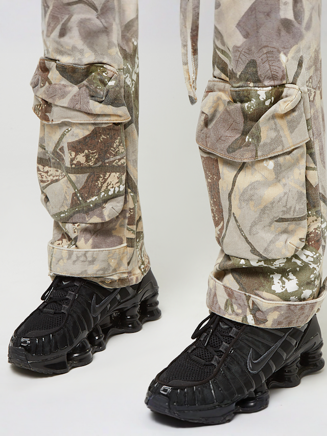 Smoke Rise, Utility High Rise Straight Pants, camouflage, Image 4 of 5