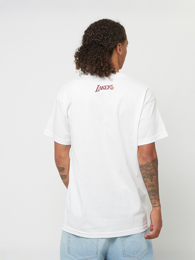 Mitchell & Ness, NBA Destination Leisure Shortsleeve Graphic Tee LA Lakers, white, Image 2 of 6
