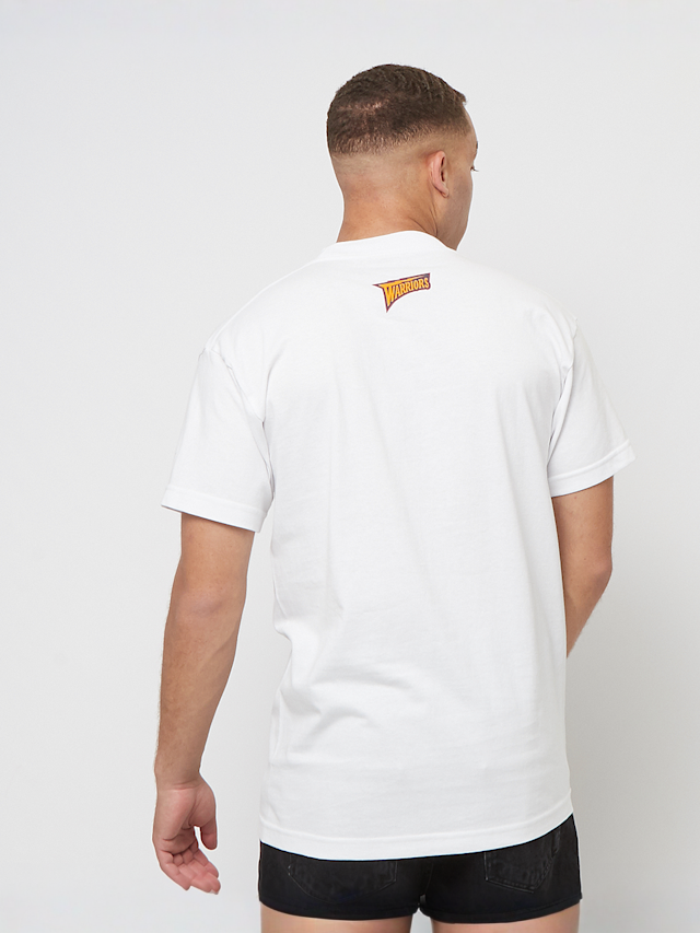 Mitchell & Ness, NBA Destination Leisure Shortsleeve Graphic Tee Golden Warriors, white, Image 2 of 5