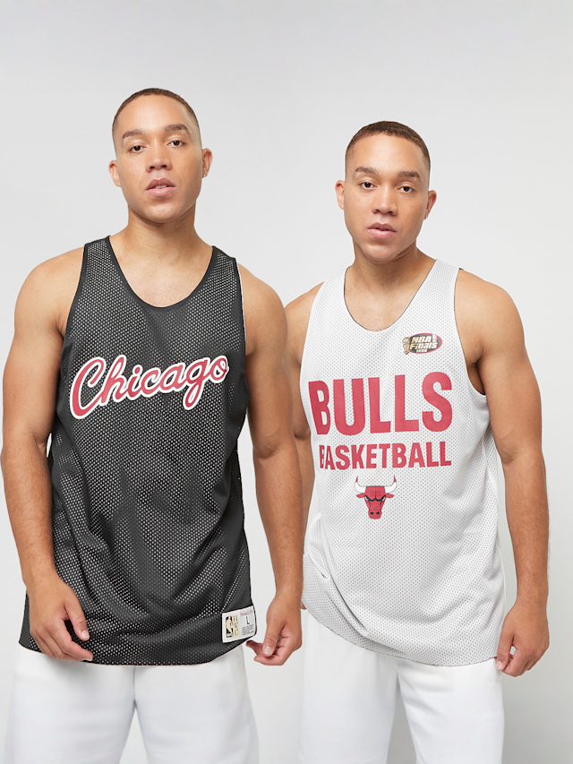Mitchell & Ness, NBA Reversible Mesh Practice Tank Vintage Logo LA Lakers, black, Image 1 of 9