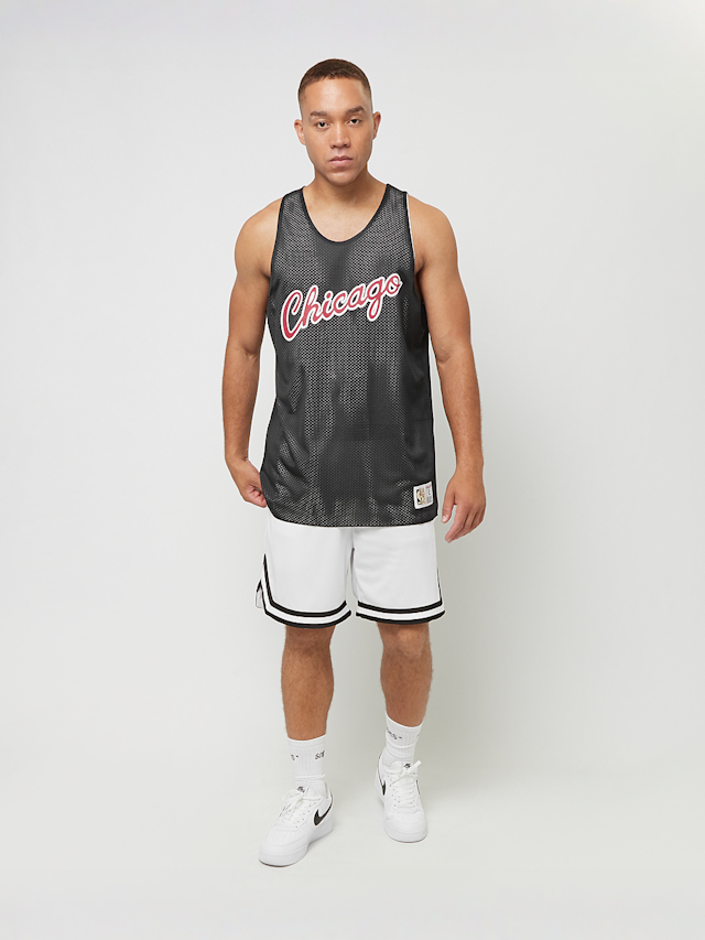 Mitchell & Ness, NBA Reversible Mesh Practice Tank Vintage Logo LA Lakers, black, Image 9 of 9