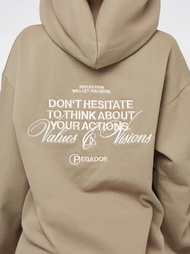 Pegador, Lina Oversized Hoodie, beige, Image 4 of 5