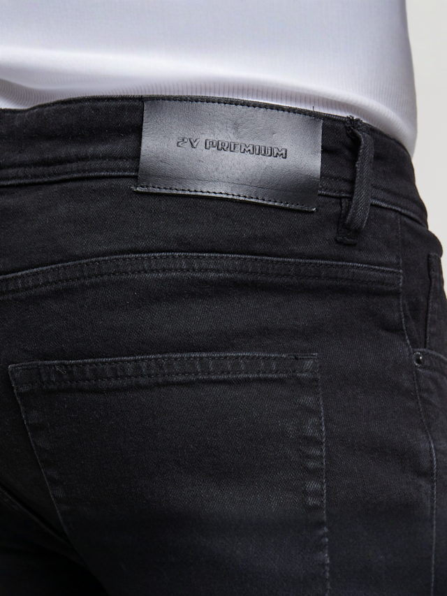 2Y STUDIOS, Oscar Ripped Slim Fit Jeans, black, Image 4 of 5
