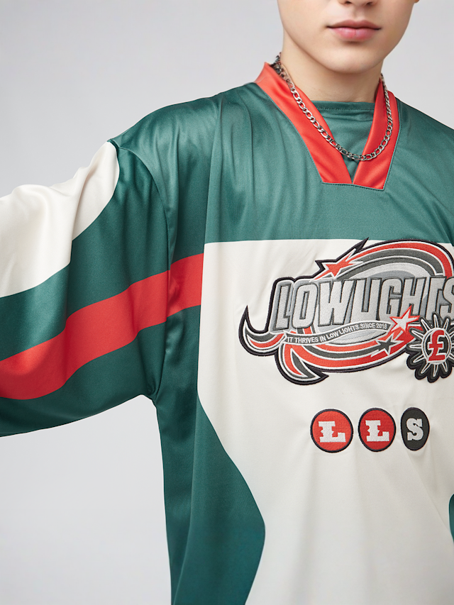 Low Lights Studios, Light Hockey Jersey, multi-colour, Image 4 of 7