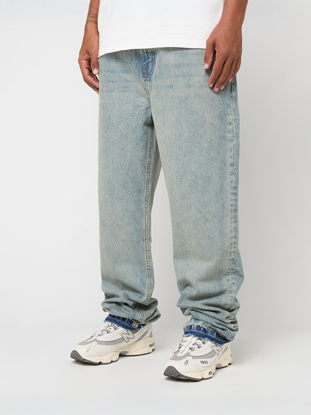 2Y STUDIOS, ARUN OPEN HEM STRAIGHT JEANS SAND BLUE, blue, Image 1 of 5
