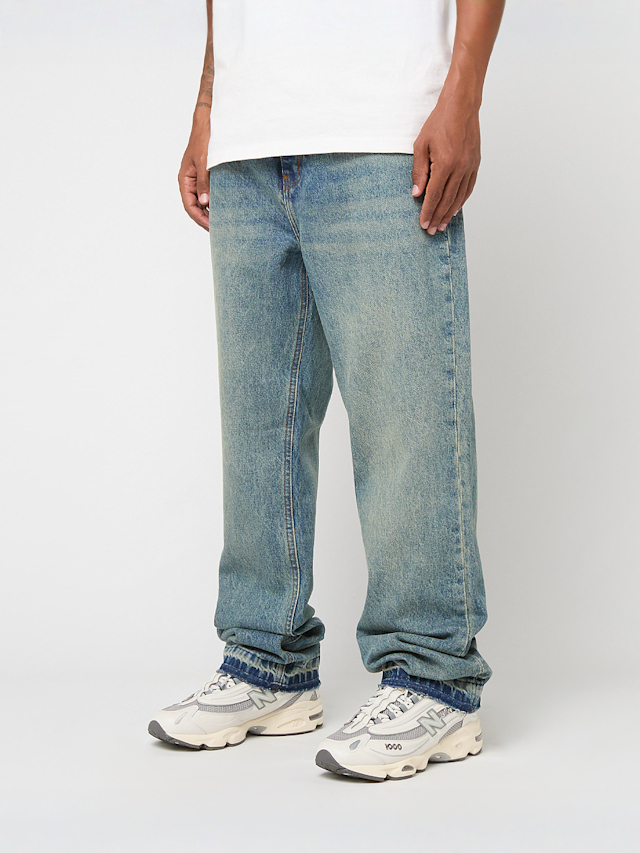 2Y STUDIOS, ARUN OPEN HEM STRAIGHT JEANS SAND BLUE, blue, Image 1 of 5
