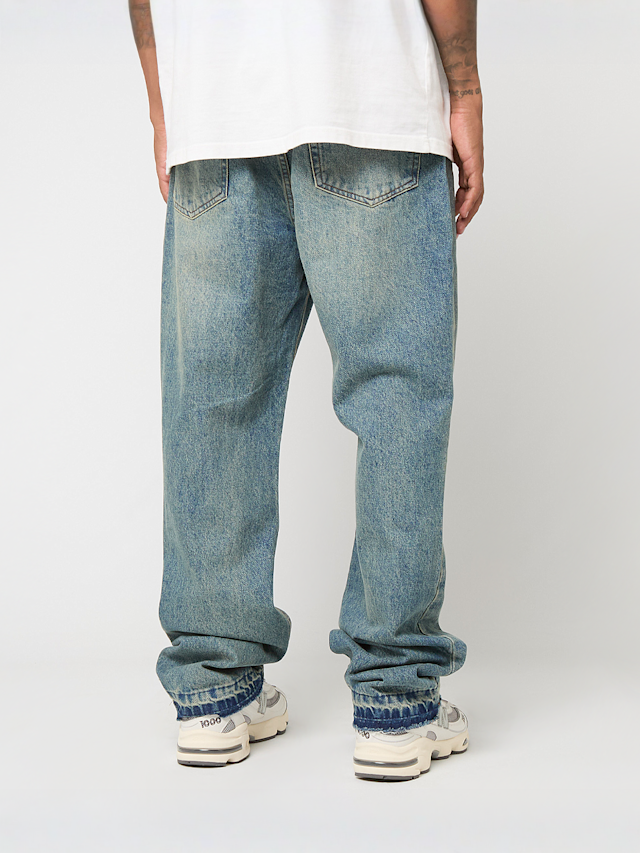 2Y STUDIOS, ARUN OPEN HEM STRAIGHT JEANS SAND BLUE, blue, Image 2 of 5