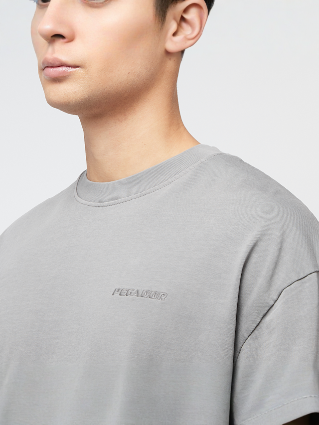 Pegador, Logo Oversized Tee, grey, Image 3 of 4