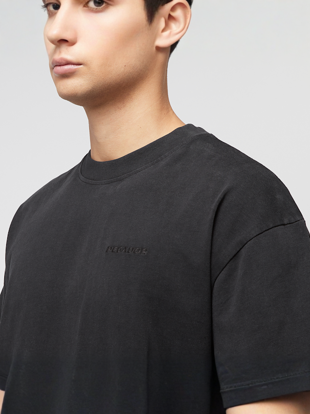 Pegador, Logo Oversized Tee, black, Image 3 of 4