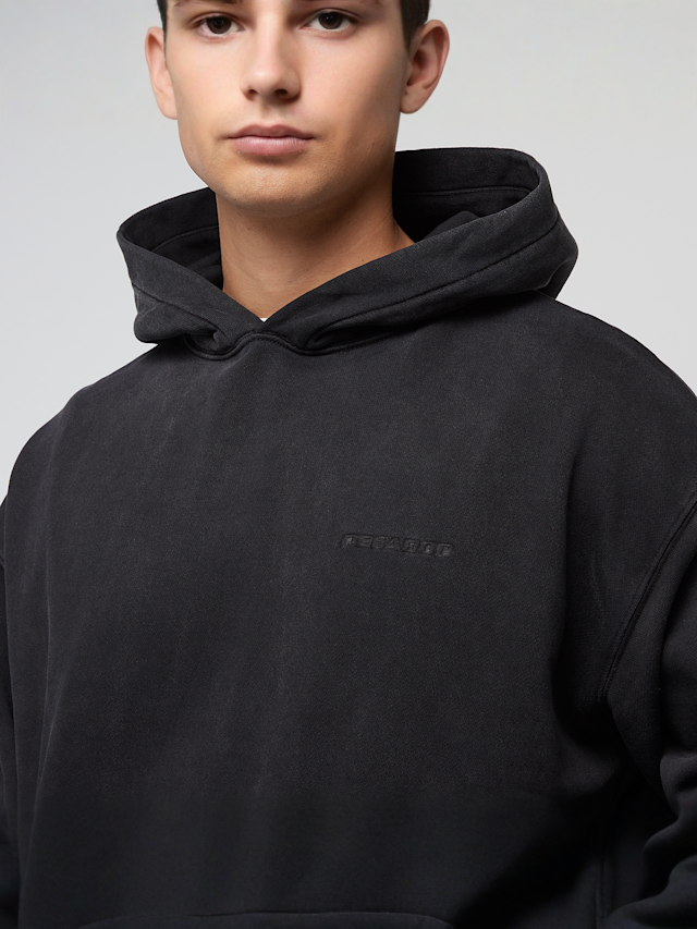 Pegador, Logo Oversized Hoodie, black, Image 3 of 4