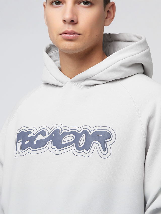 Pegador, Anclar Oversized Raglan Hoodie, grey, Image 3 of 4