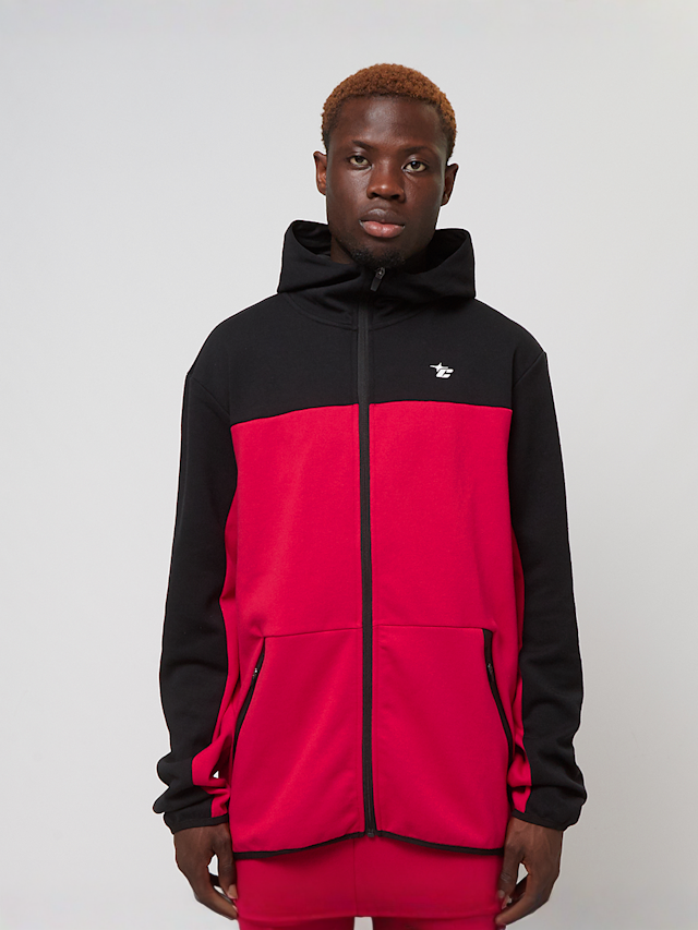 Capacité, Sporttech Zip Hoodie, red, Image 1 of 4
