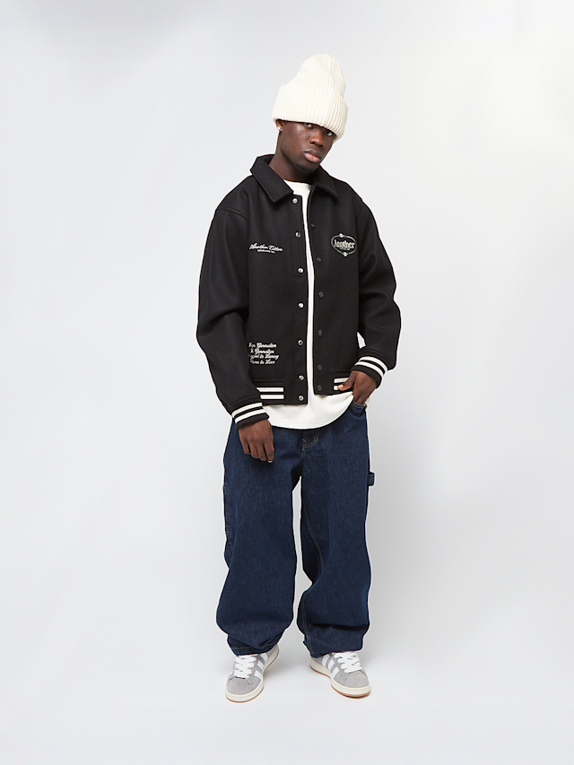 Another Cotton Lab, Another Varsity College Jacket, black, Image 6 of 6